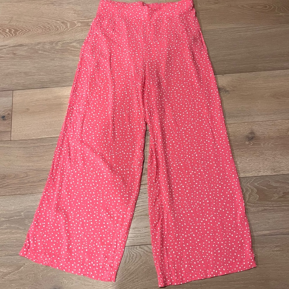 Sol & Luna polka dot pink pants